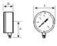 MANOMETRO GLIC. 63 0-16 BAR 1/4" VERT. 